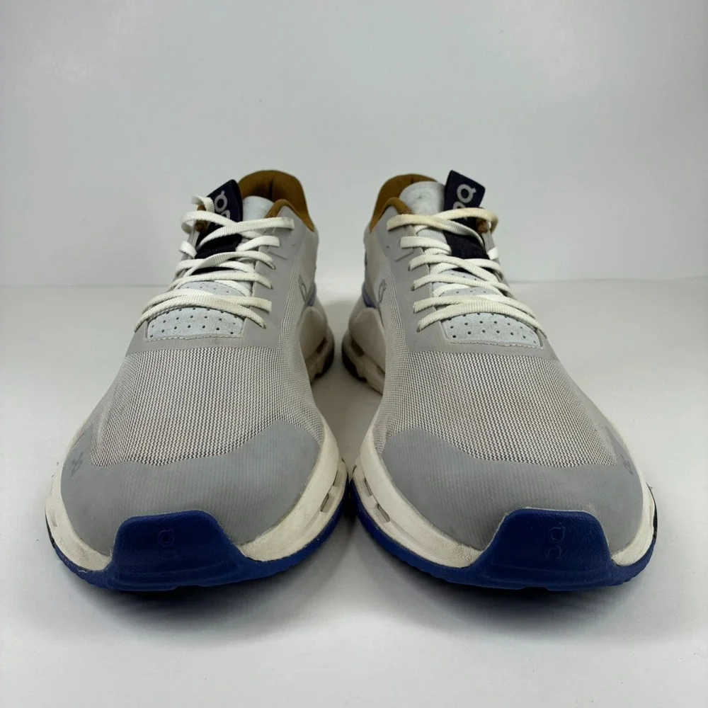 On Cloudnova Form 2 Men's US 12 Silver Heather Gray Mesh Walking Shoes Sneakers